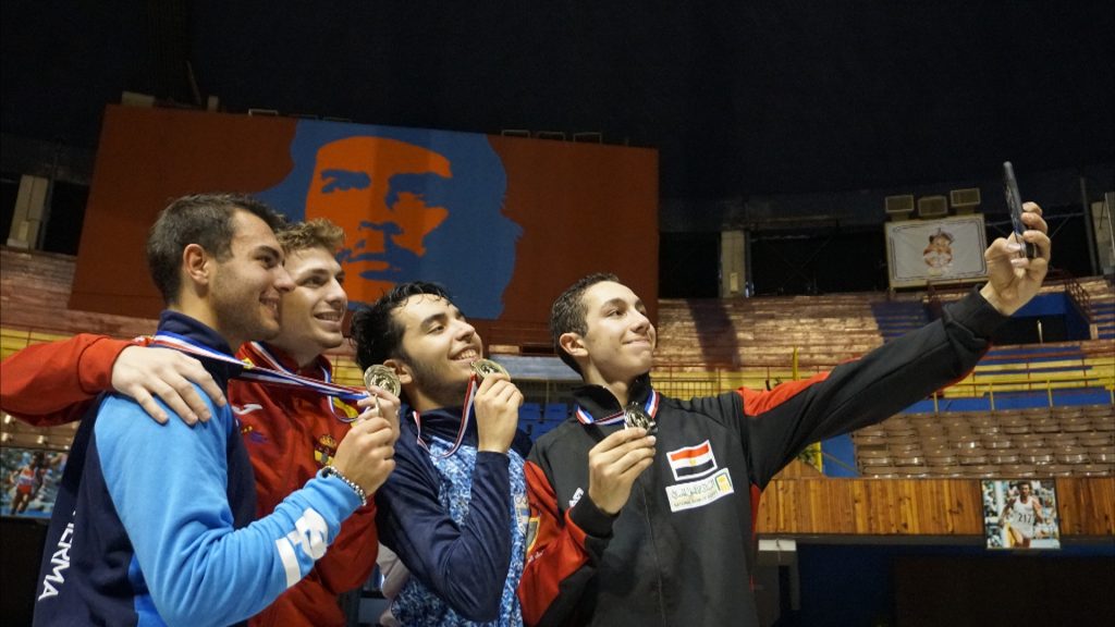 Selfie de los ganadores