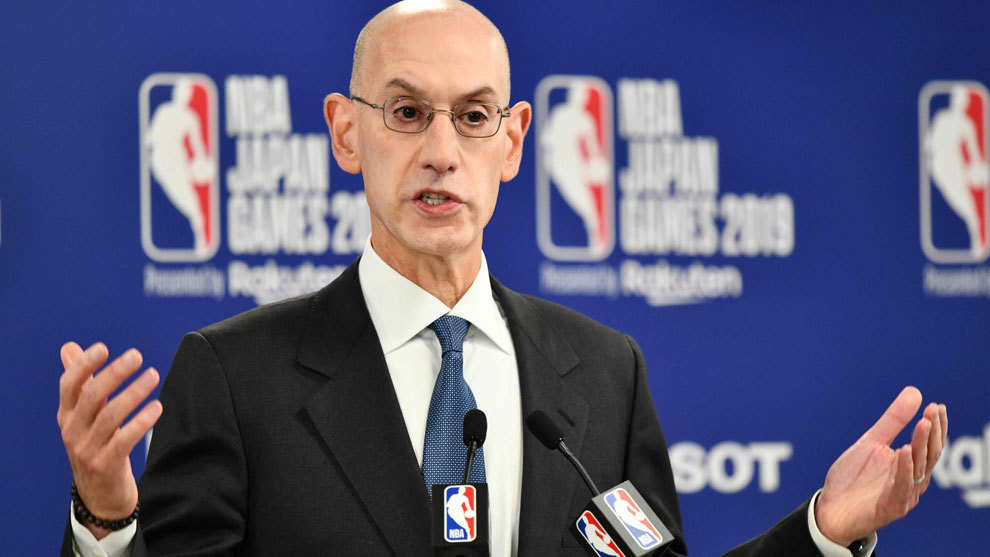Adam Silver, comisionado de la NBA. Foto tomada de Marca